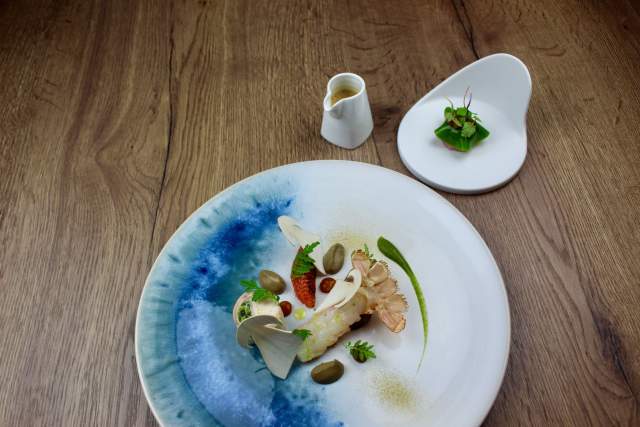 Plat L’Huitrier Pie Restaurant Gastronomique Saint-Emilion